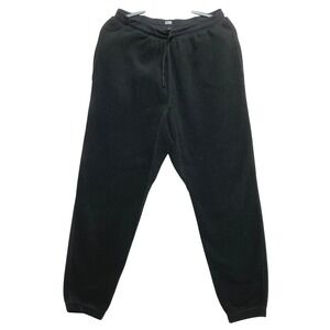 Vintage REI Polartec Fleece Pants Mens L Black Made in USA 18610344 THAW